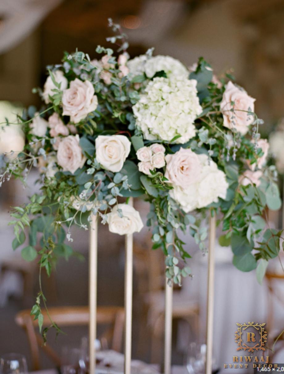 Tall floral centerpiece