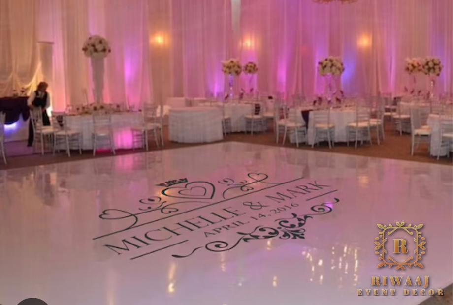 Monogram dance floor
