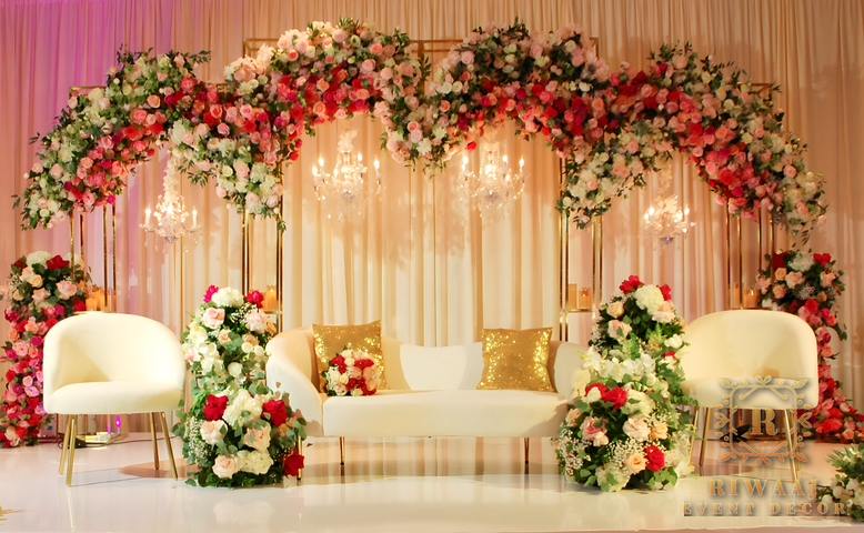 Floral arch stage